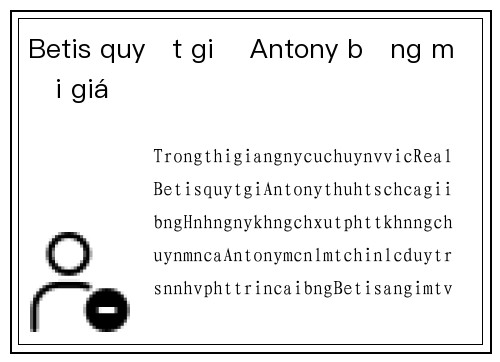 Betis quyết giữ Antony bằng mọi giá